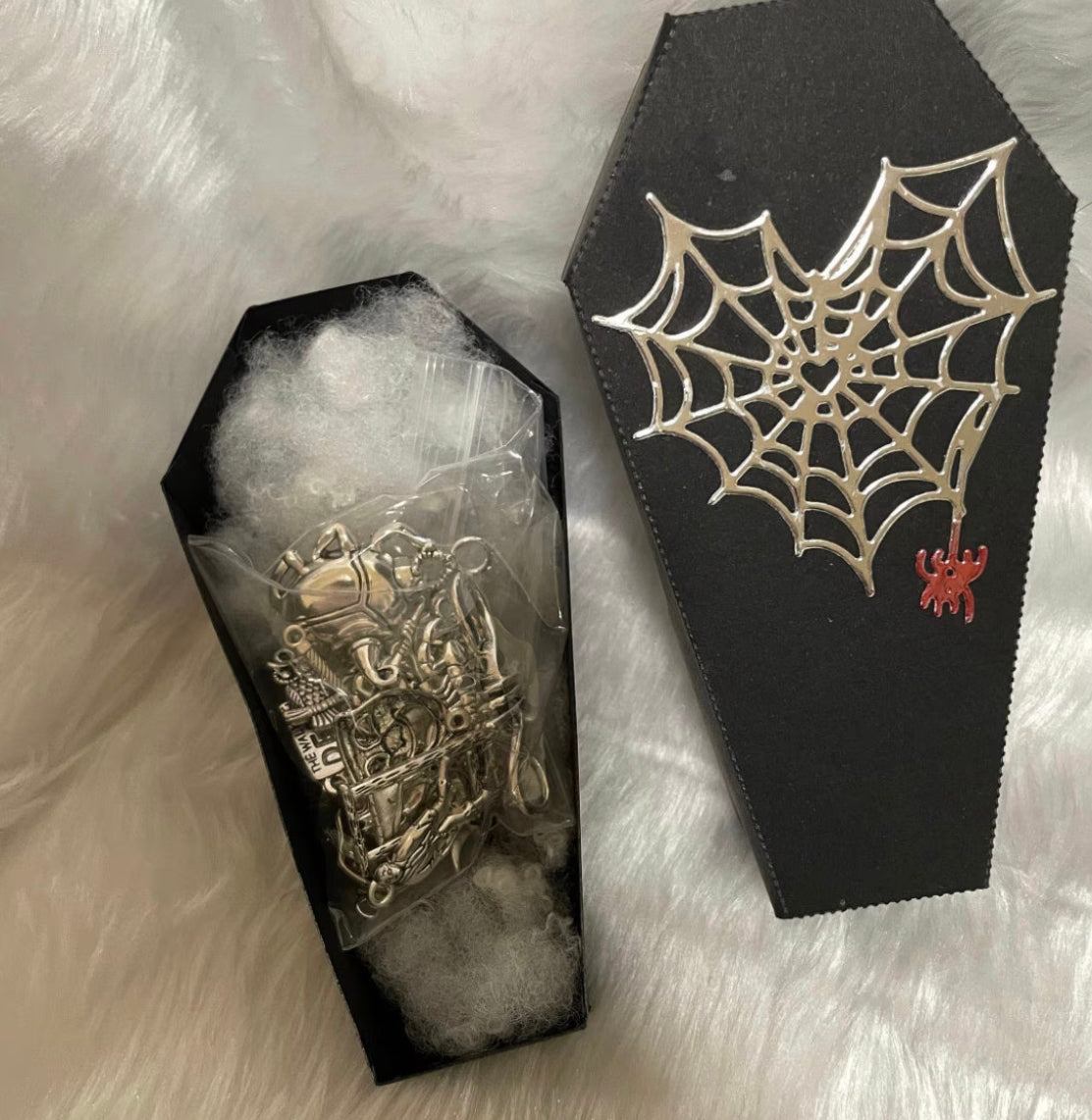 Halloween tile spinner for fortune telling and charm casting.