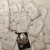 Question Cards Oracle Deck for tea leaf reading and divination with 52 guided reading cards