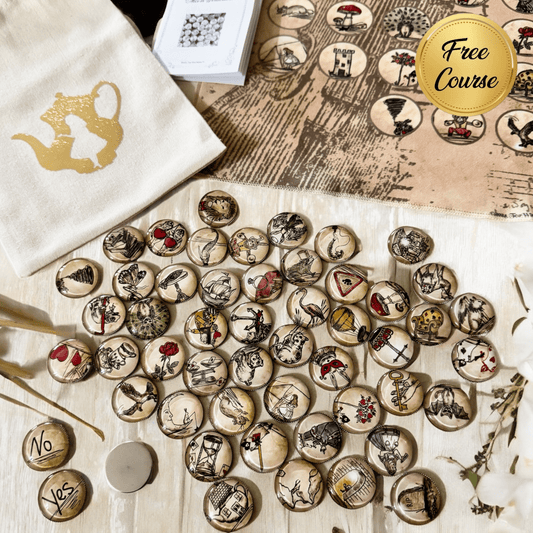 Alice in Wonderland Tea Leaf Reading Coins