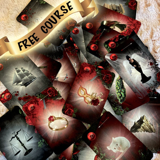 Black Tea Leaf Reading Cards, a bold dark oracle deck for tasseography and divination