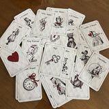 Alice in Wonderland Oracle Cards |25-Card Divination Deck |Guidebook |Free Course
