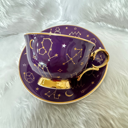 Seconds Purple Gold. Learn tea leaf reading. Fortune telling. Free course.
