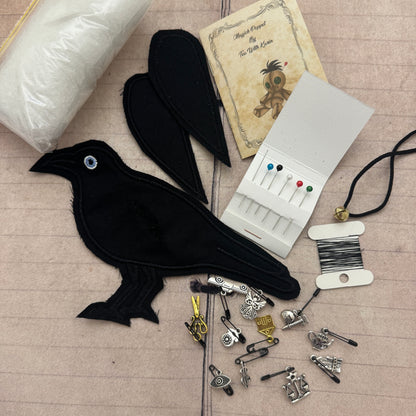 DIY Raven poppet kit | Make your own Spirit doll | Poppet | Reiki Doll | Manifesting