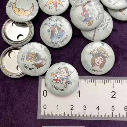 Tarot reading coins to add in to your charm kits.