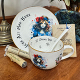 Alice in Wonderland Punk Tea Leaf Reading Set with Free Course