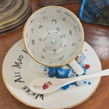 Alice in Wonderland Punk Tea Leaf Reading Set with Free Course