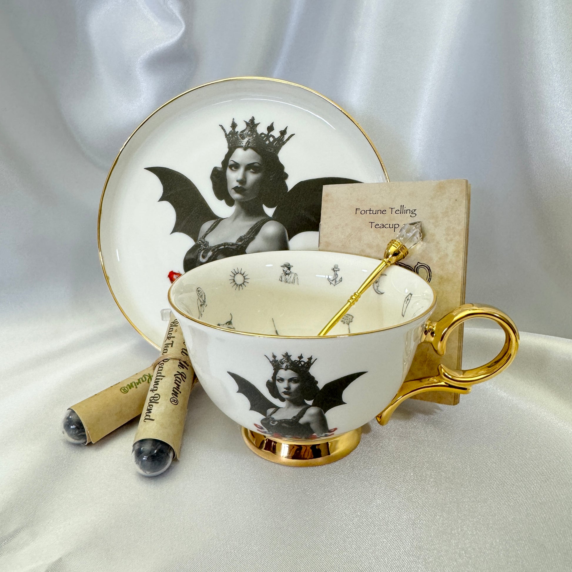 Vintage bat girl cup, bat lady teacup, bat porcelain, bat china, bat teapot, bat plates, bat mug, halloween teacup, halloween china, halloween plates, spooky teacup, goth teacup, bat tea set, Cups, Custom cups, Customized cup, Witchy, Custom cup gift, Witchy Gifts, Divination, Witchy decor, Teacup, Divination tools, Tea cup, Teacups, Tea set