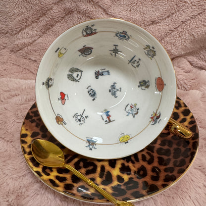 Leopard tarot tea leaf reading teacup set. Learn to read tea leaves with this full kit & FREE course.