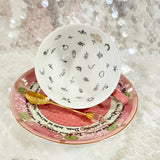 Glinda Pink Tea Leaf Reading Teacup Set – Good Witch Collection