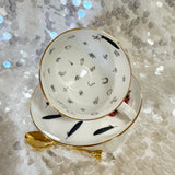 Raven & Rose Fortune Telling Teacup Set – Learn Tea Leaf Reading