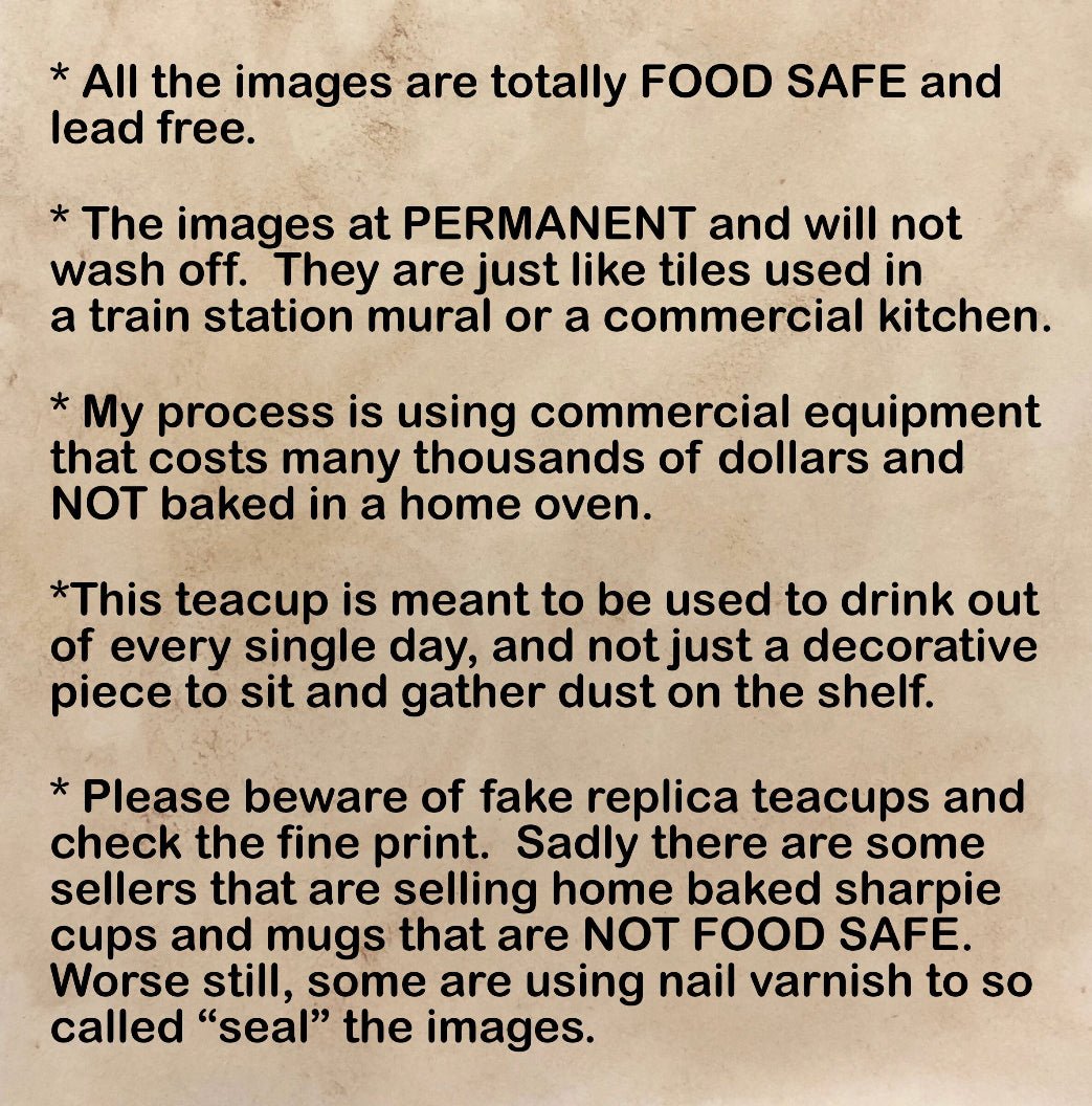 Information about the permanency of my teacups