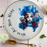 Alice in Wonderland Tea Leaf Reading Cup & Saucer Set
