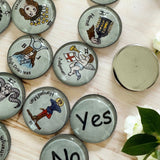 22 Major Arcana Tarot Charm Casting Coins Set