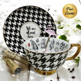 Alice in Wonderland Tea Leaf Reading Set with Free Card Deck and Free Course
