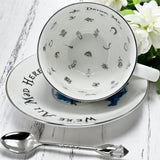 Alice in Wonderland  for Fortune telling tea cup.