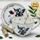 Fairy Witch Fortune Telling Tea Cup. Free Course