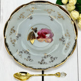Vintage roses saucer from tea set