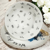 Alice in Wonderland Tea Leaf Reading Set And Free Course