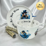 Alice in Wonderland Tea Leaf Reading Cup | Complete Kit