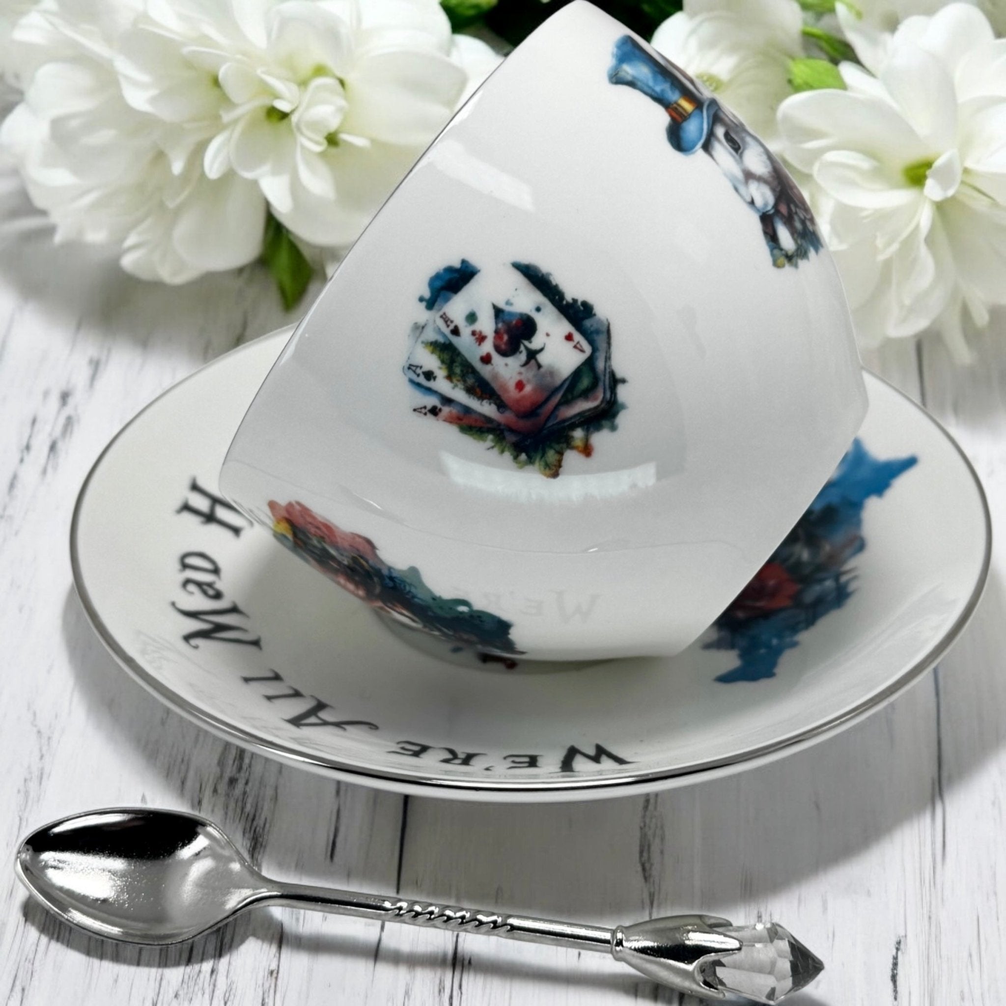 Alice in Wonderland  for Fortune telling tea cup.