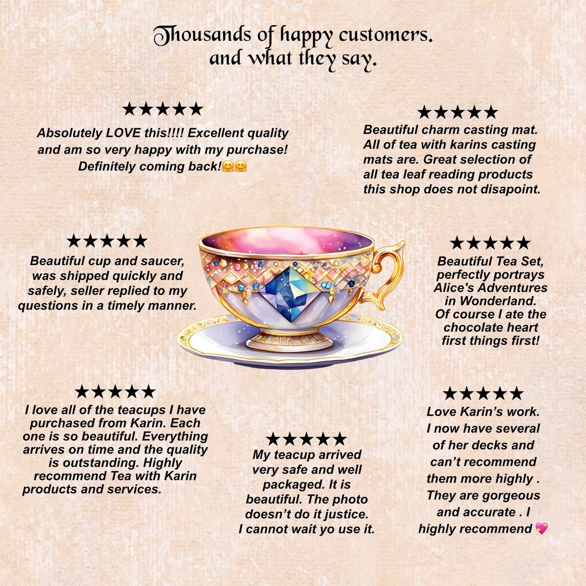 Alice in Wonderland reading coins pictured with the included free course