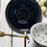 Black Bat Gothic Fortune Telling Teacup & Saucer Set