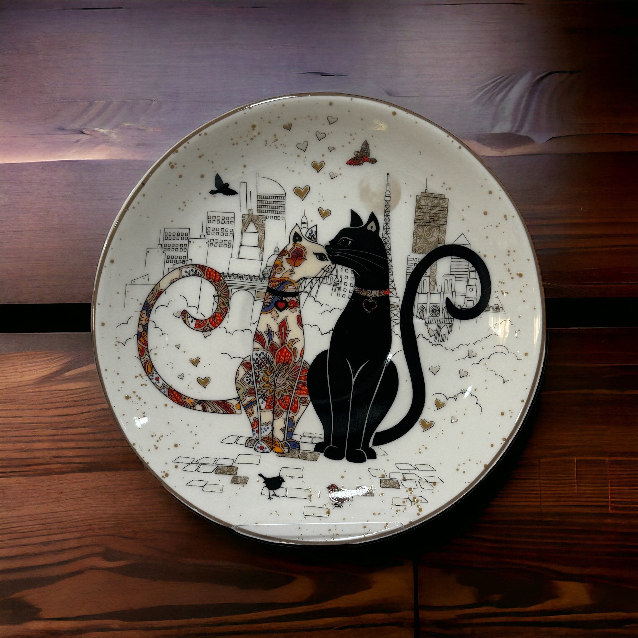  Charming teacup with a cat fortune teller, perfect for divination enthusiasts and cat lovers. Full tea leaf reading kit with free course. Perfect gift. 