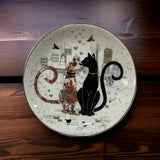  Charming teacup with a cat fortune teller, perfect for divination enthusiasts and cat lovers. Full tea leaf reading kit with free course. Perfect gift. 