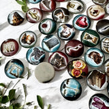 Fairy's Fantas-Tea 3D divination coins set with charm casting mat - Australia