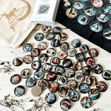 Fairy's Fantas-Tea tea leaf reading charm casting coins for divination and fortune telling
