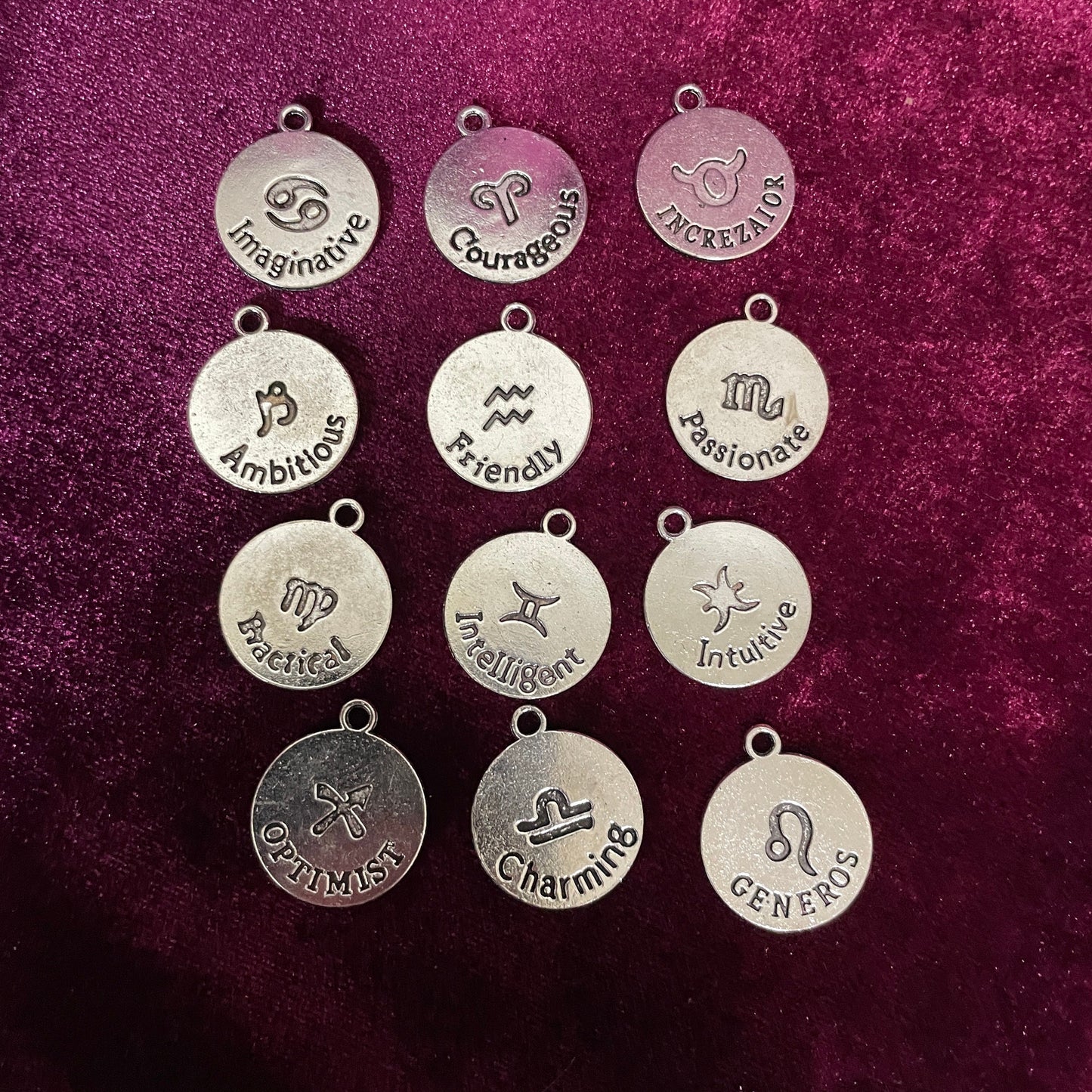 These are charms which is used for fortune telling and forecasting your future. These are a great addition to your divination tools. Charm casting is a popular form of psychic readings which is simple symbolic divination.