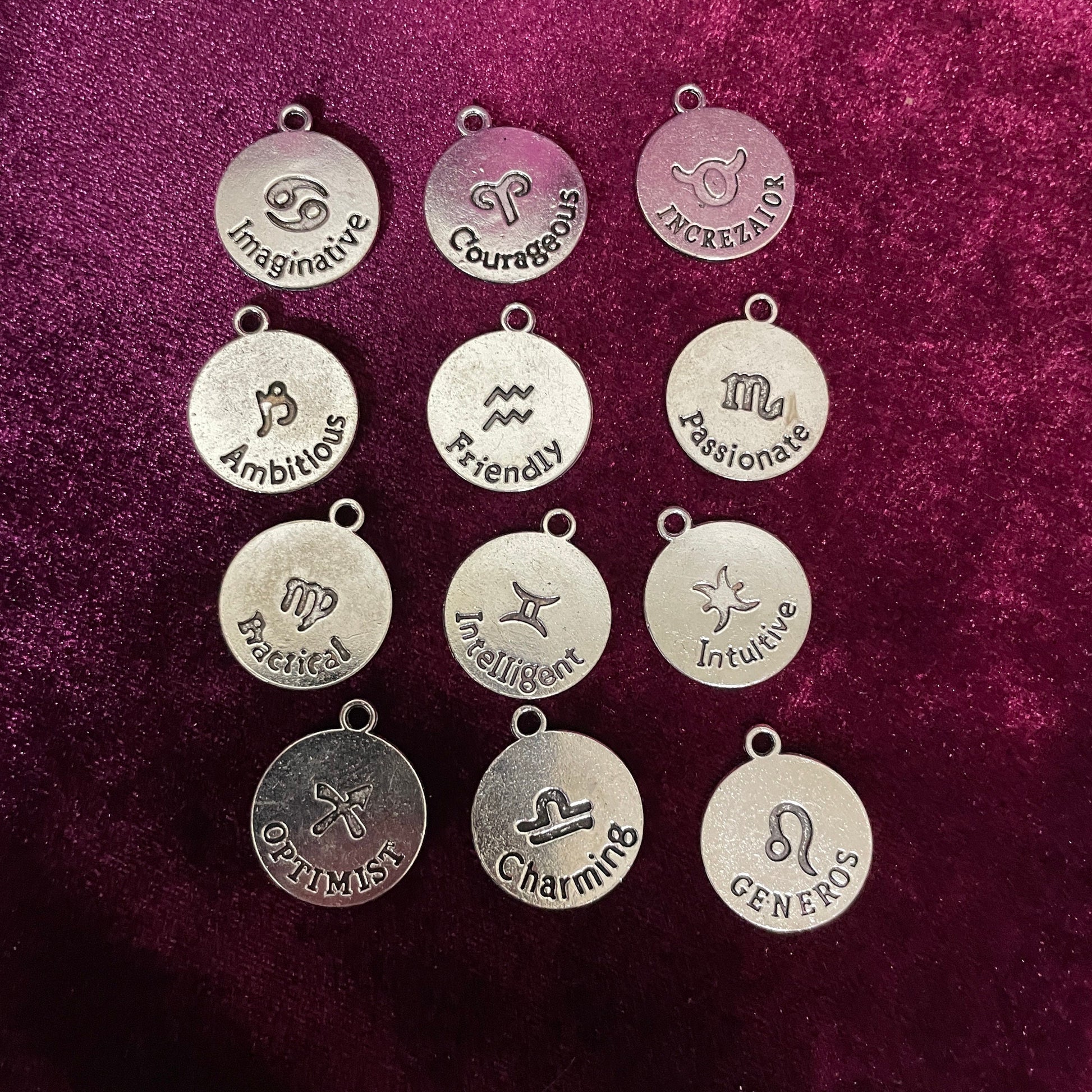 These are charms which is used for fortune telling and forecasting your future. These are a great addition to your divination tools. Charm casting is a popular form of psychic readings which is simple symbolic divination.