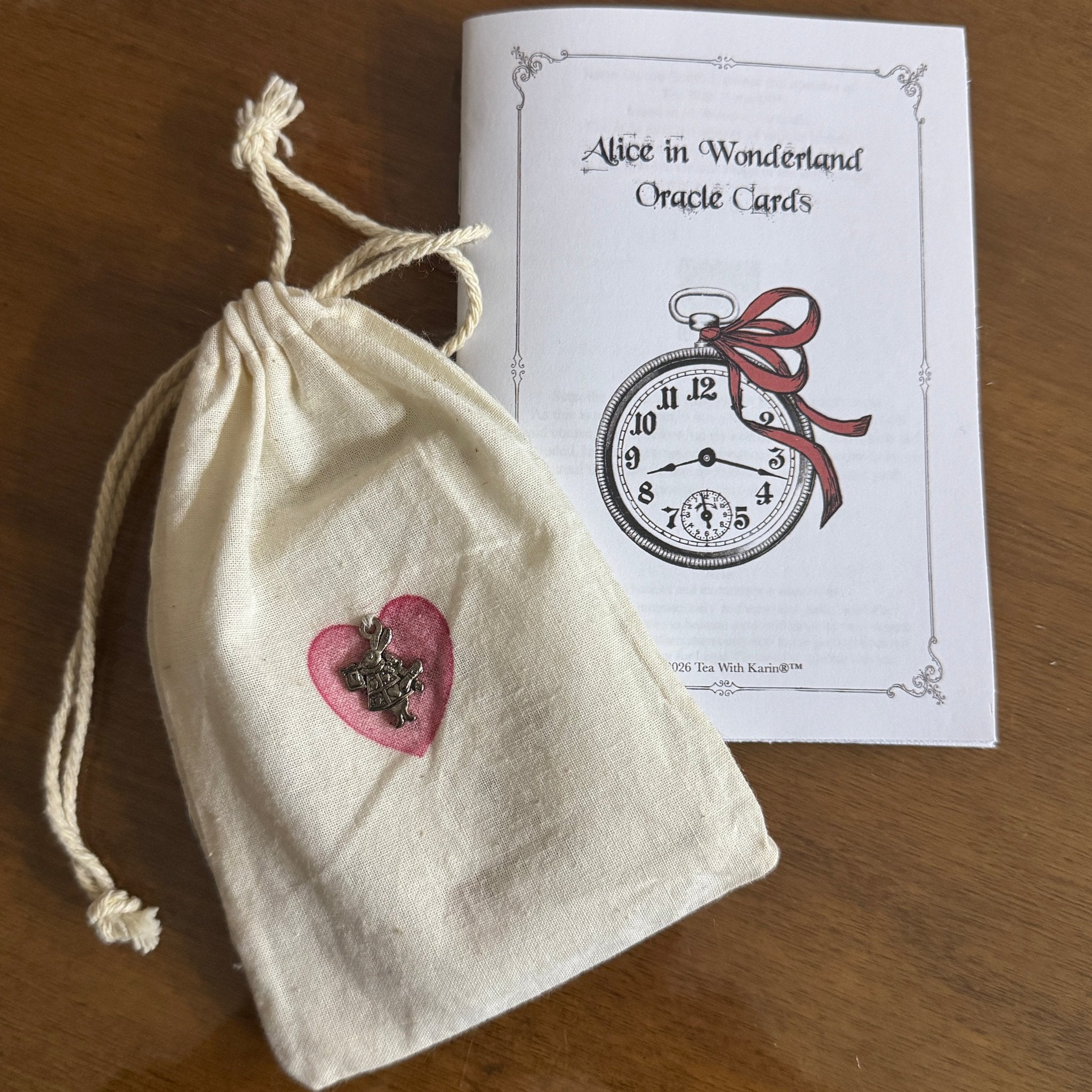 Alice in Wonderland 25-card Oracle Deck complete set with free online course | Tea Leaf Reader