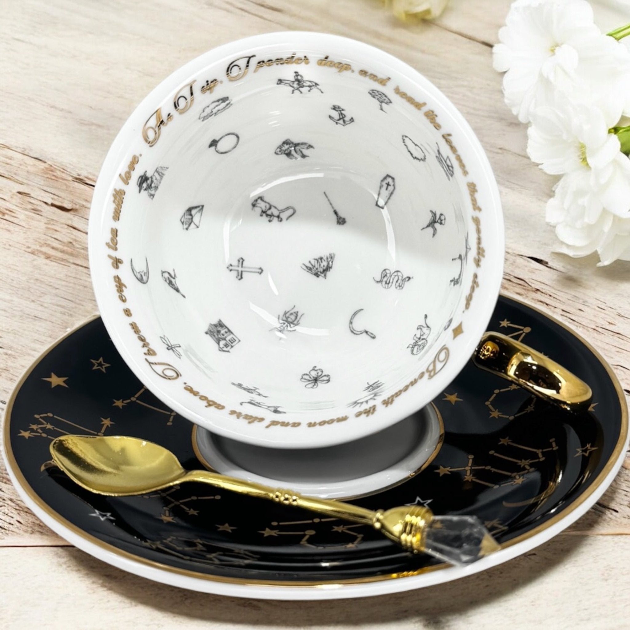 Cups, Custom cups, Customized cup, Witchy, Custom cup gift, Witchy Gifts, Divination, Witchy decor, Teacup, Divination tools, Tea cup, Teacups, Tea set, Gift tea set