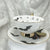 Bat Lady Gothic-Inspired Tea Leaf Reading Cup & Saucer Set. Learn tea leaf reading the easy way. Great Halloween gift.  Witchy Vibes.