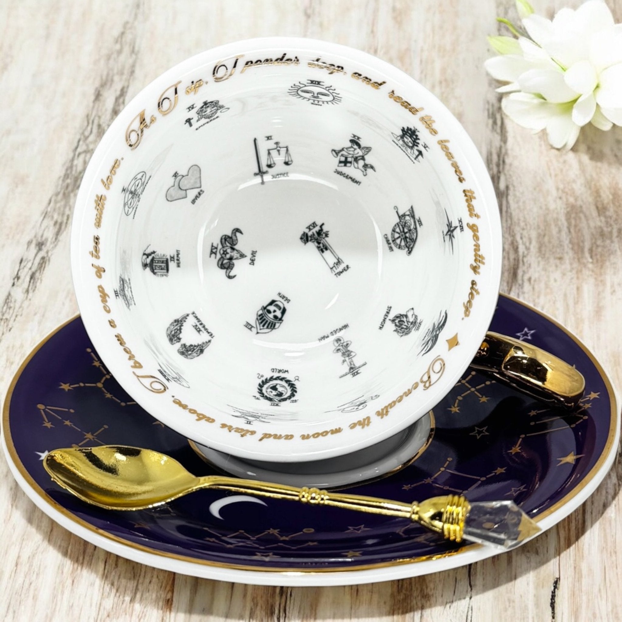 Cups, Custom cups, Customized cup, Witchy, Custom cup gift, Witchy Gifts, Divination, Witchy decor, Teacup, Divination tools, Tea cup, Teacups, Tea set, Gift tea set
