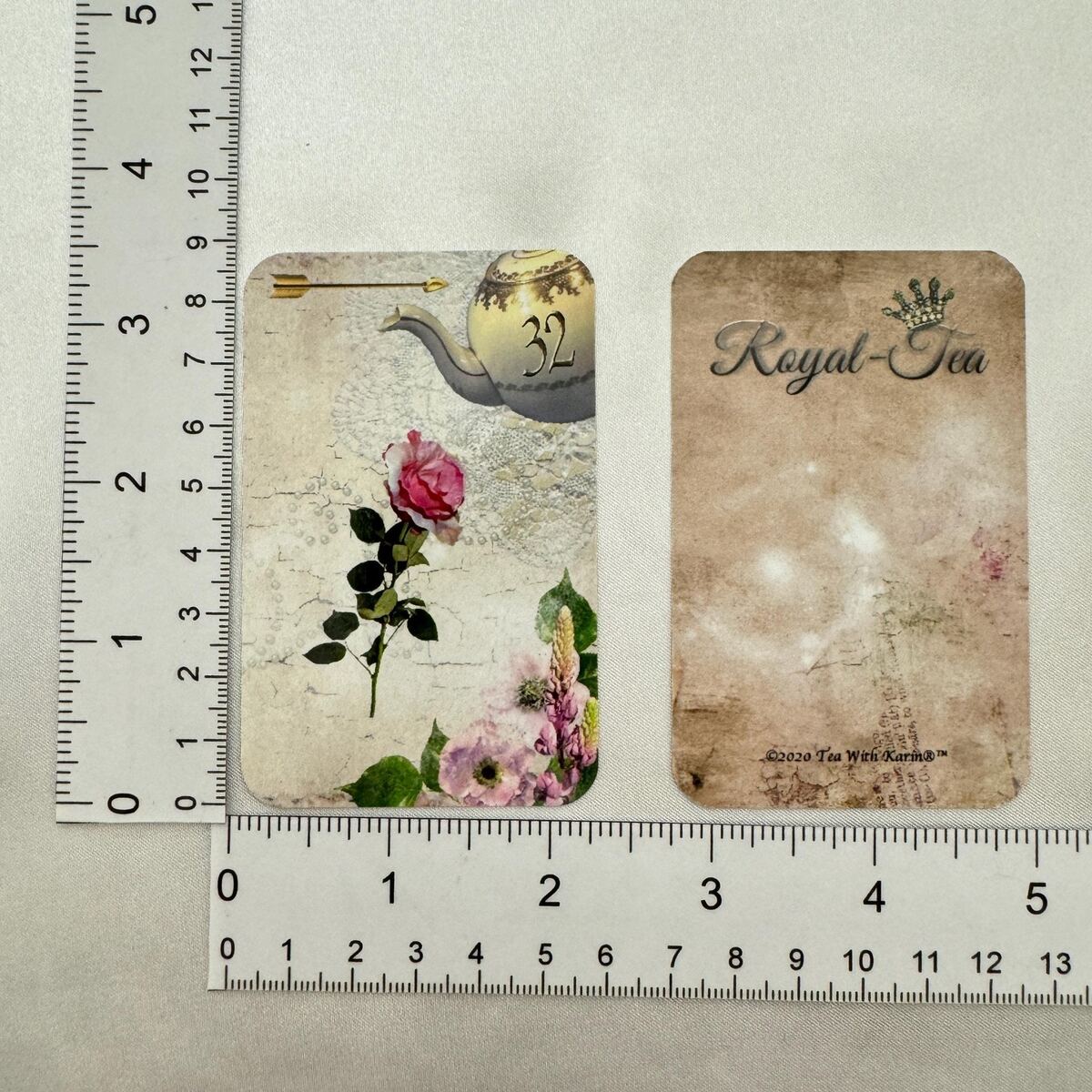 Royal-Tea oracle card deck packaging and box