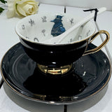 Steampunk Crow Tasseography Cup Set with Free Course