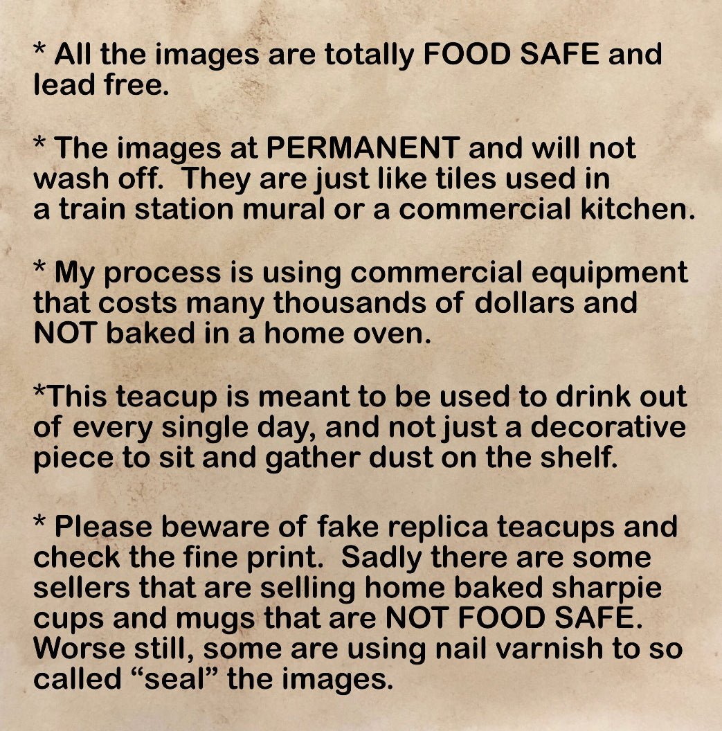 Information about the permanency of my teacups