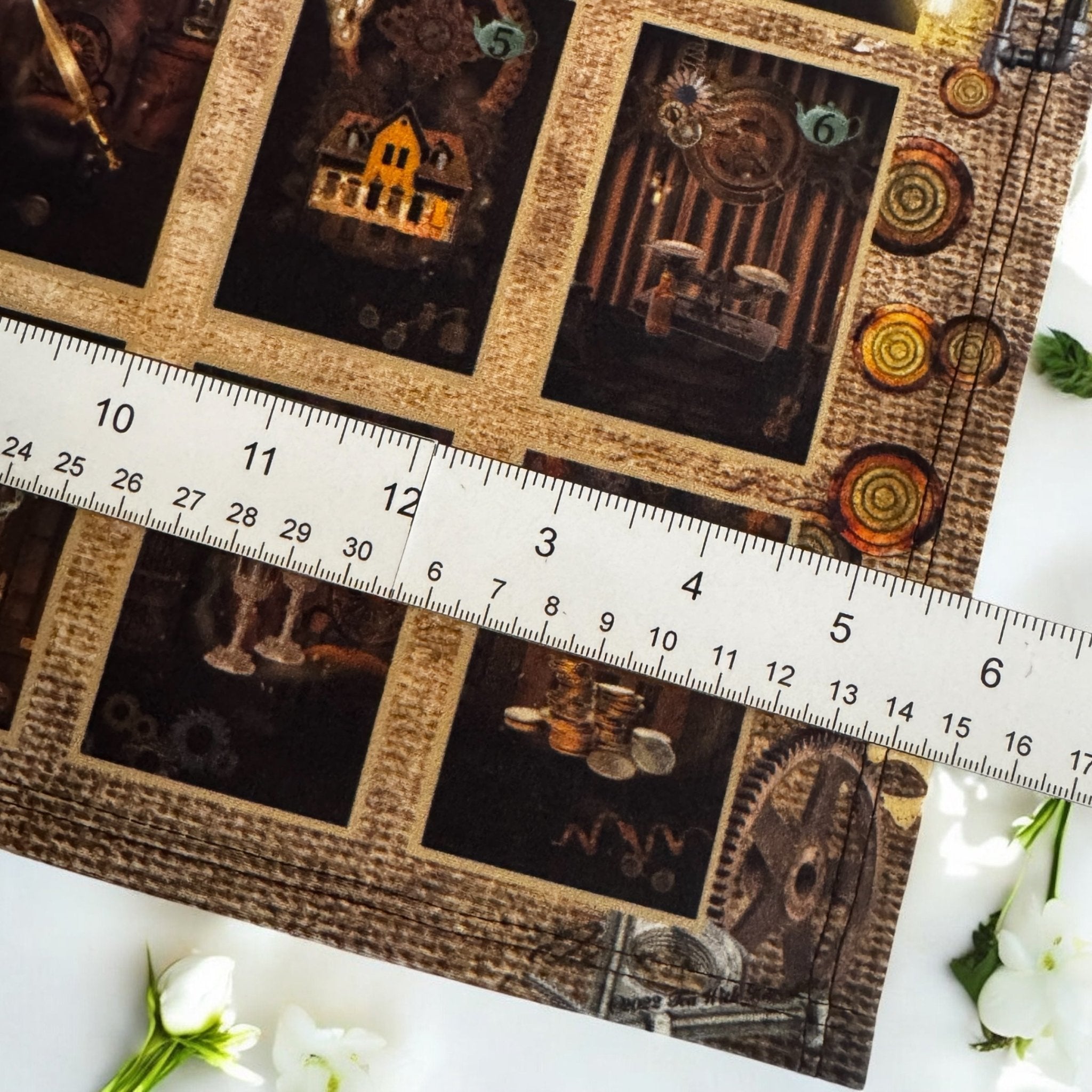 This is a complete divination tool kit all in one. Unique kit based on tea leaf reading symbols. Uses cards, dice, and charms for fortune telling your future. Much more simple than tarot card reading. Comes in tin perfect gift for friend Mom women.