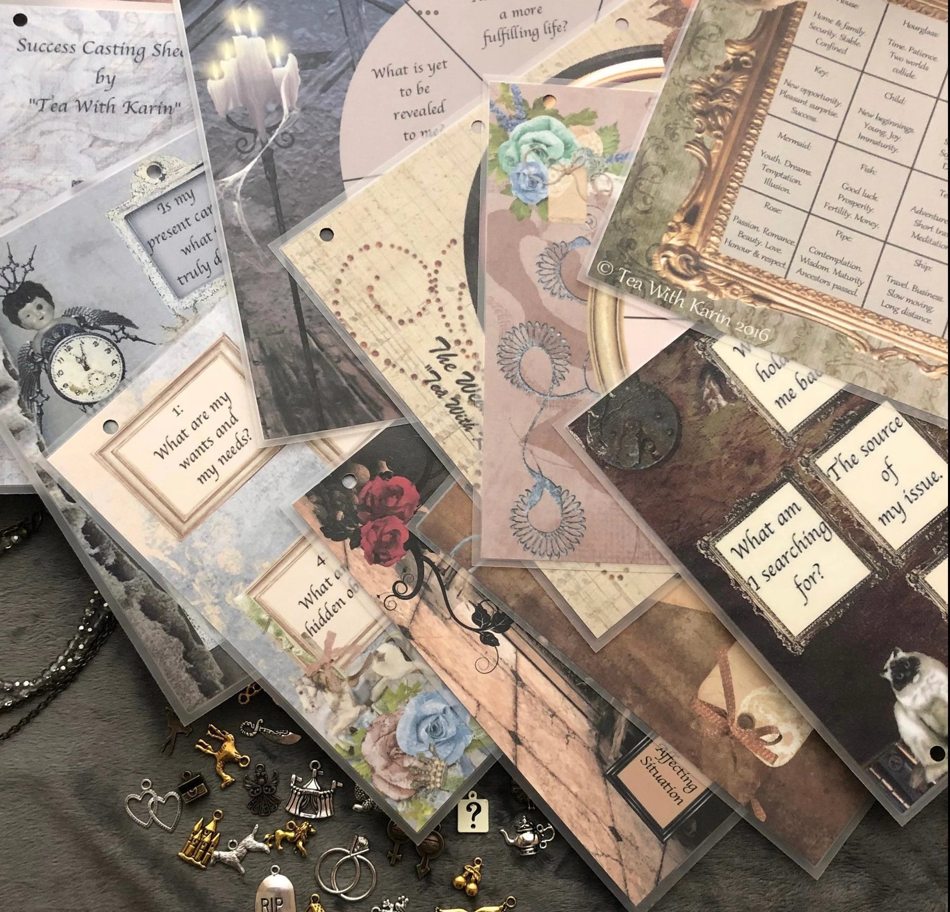 Free casting sheets with the purchase of charms
