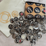 Steampunk Tea Leaf Reading Coin Set