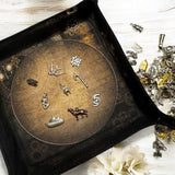 Steampunk Teacup Charm Casting Mat | Reversible | Life Wheel
