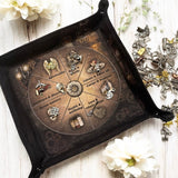 Steampunk Teacup Charm Casting Mat | Reversible | Life Wheel