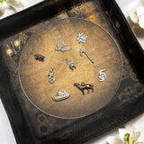 Steampunk Teacup Charm Casting Mat | Reversible | Life Wheel