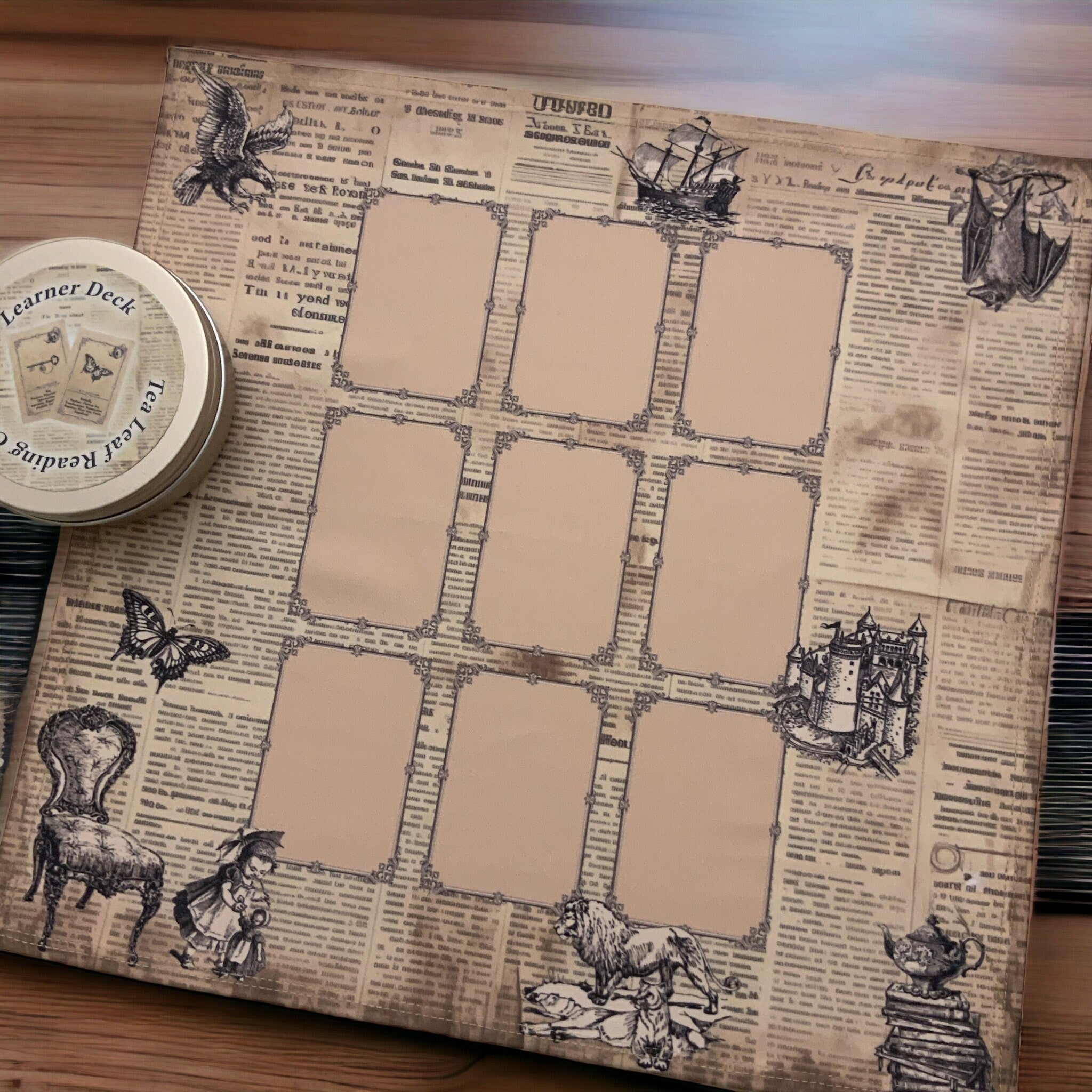 Oracle Card Deck. Learner Deck. Tea leaf reading cards.