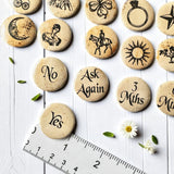 Tea Symbol Buttons for Charm Casting | Free Casting Sheets