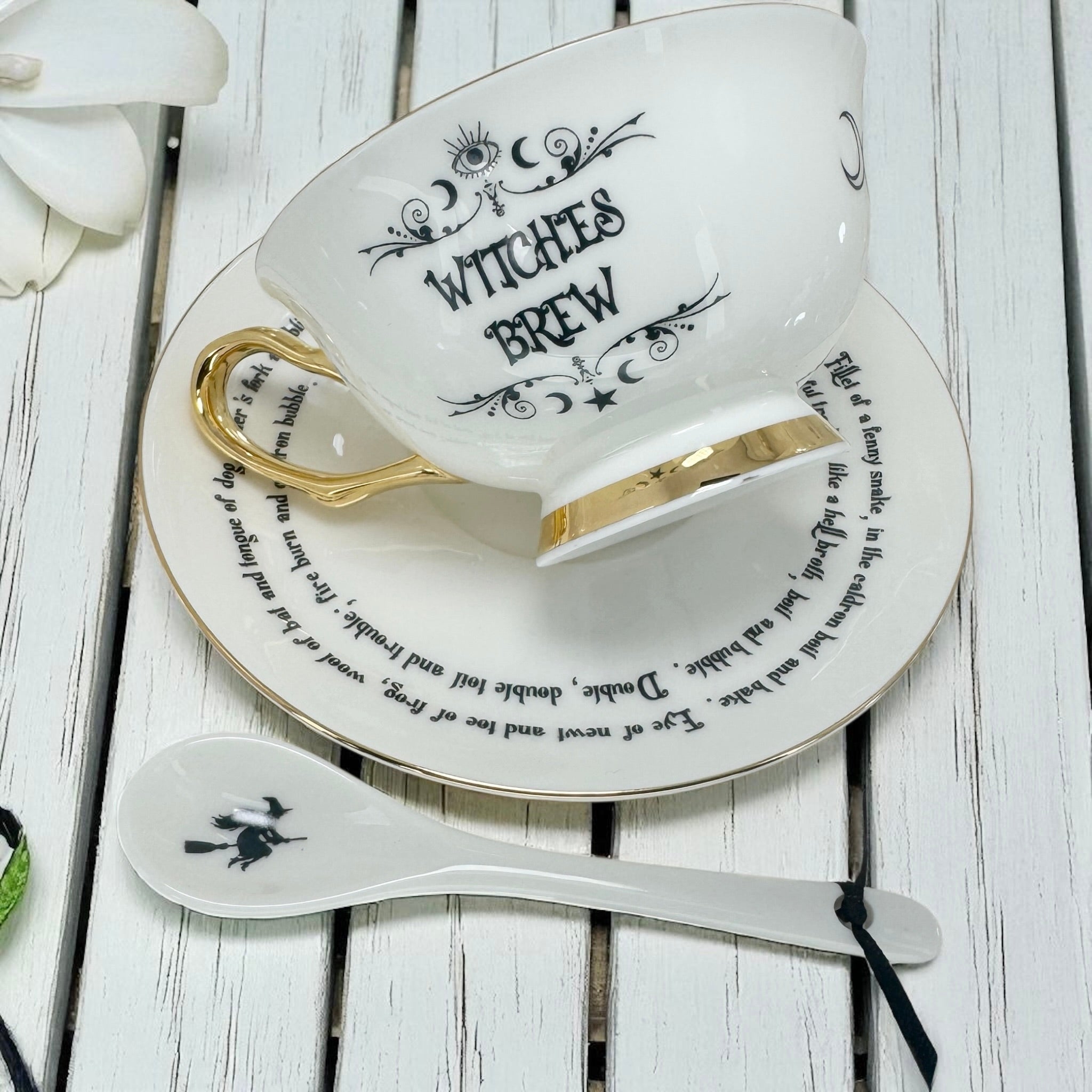 Witches Brew Tasseography set—the perfect tool for home-based divination