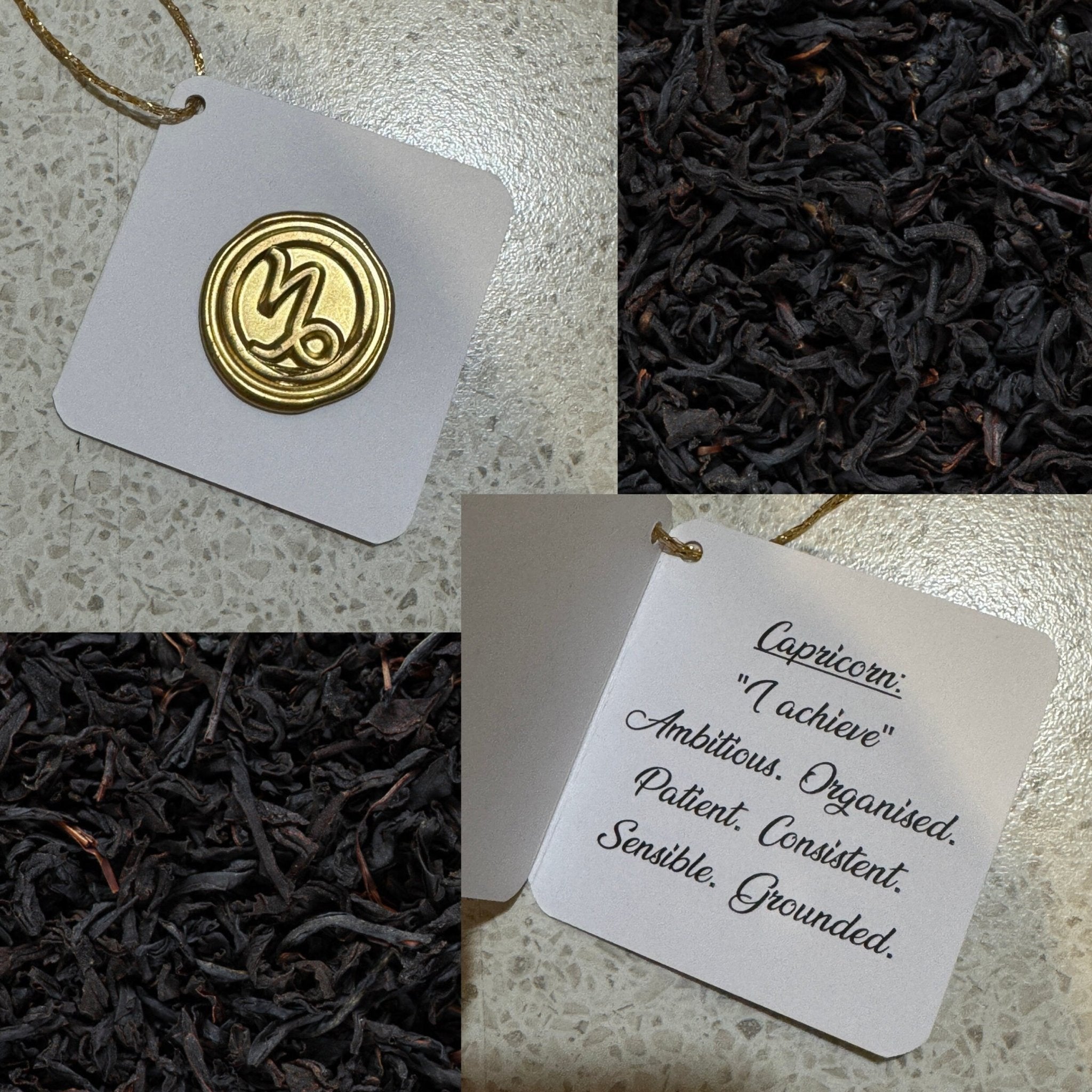 Limited edition Black Gold. Learn tea leaf reading, original Lenormand teacup. Fortune telling. Free course.