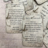 Question deck. Create your own layouts with this random question deck.